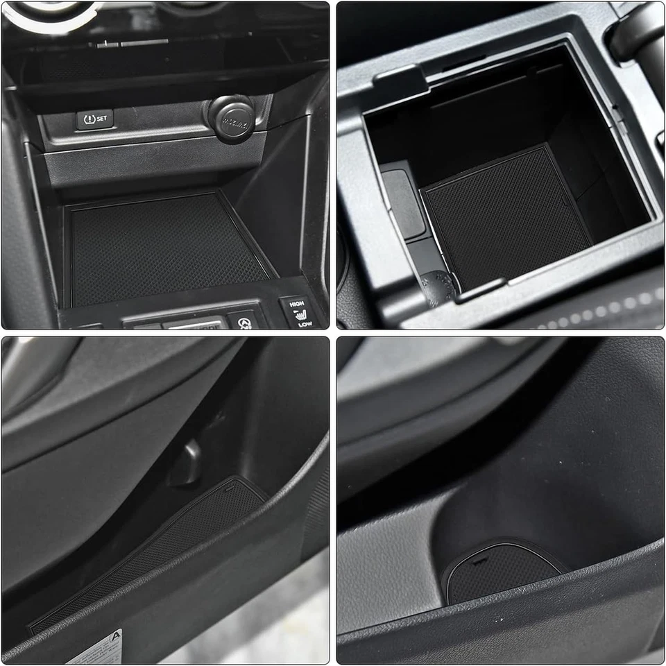 Alfombrillas antipolvo Auovo para accesorios Subaru Forester 2014-2018 posavasos interiores Foto 4 de 4