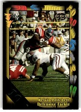 1991 Wild Card Kelvin Pritchett 10 Stripe Rookie #109. rookie card picture