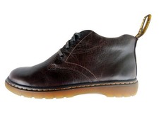 Dr Doc Martens 'Barnie' Men's New Brown Genuine Leather Shoes Boots - US 9 EU 42