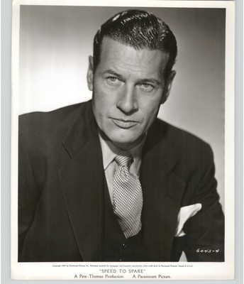 Actor Richard Arlen Publicity Still Film ''Speed To Spare'' 1947 Press Photo