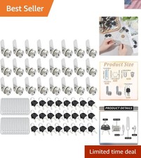 Effortless Security Solution: 30 Pack Cam Lock Set with Keyed Alike Convenience