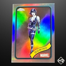 2025 Topps Chrome Marvel Domino Silver Refractor #154