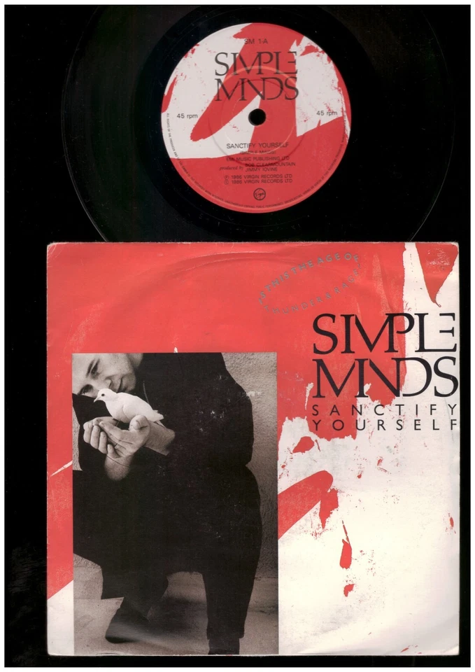 Simple Minds 4 x 7 Inch Vinyl Singles Paket 1 - Bild 4 von 4
