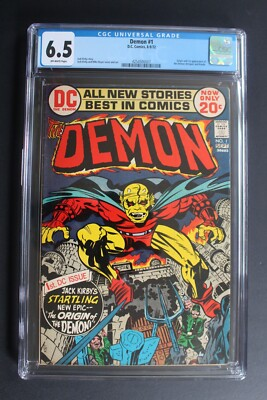 #ad #ad DEMON #1 Origin 1st Jason Blood ETGIRAN amp; MORGAINE LE FEY 1972 KIRBY CGC 6.5 $135.00
