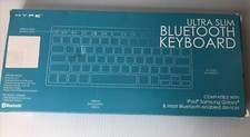 Hype Ultra slim bluetouth keyboard Blue