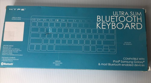 Teclado Hype Ultra Slim Bluetouth Azul - Imagen 1 de 10