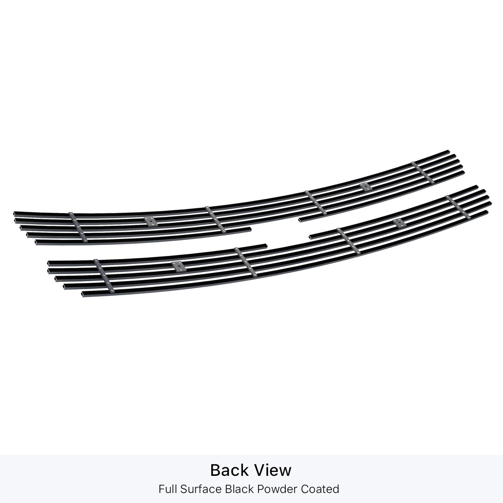 Fits 1999-2002 Chevy Silverado 1500/2500 Upper Black Billet Grille Grill Insert