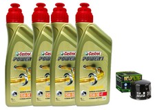 KIT TAGLIANDO BMW F 800 GS 2007 2018 CASTROL POWER 1 15W50 FILTRO OLIO HIFLO