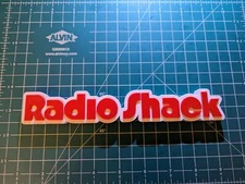 Radio Shack classic 1974 logo sign display 3D printed shelf wall art