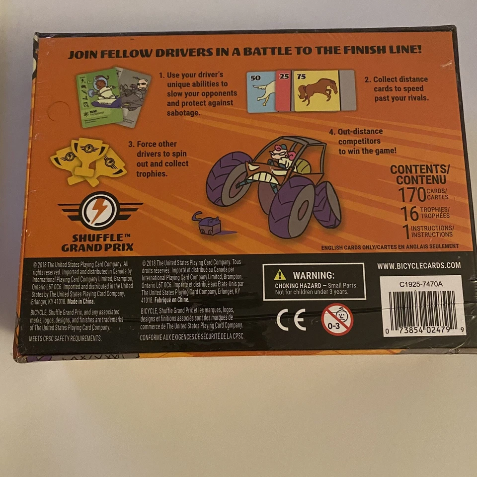 Juego de cartas de carreras Shuffle Grand Prix en bicicleta Foto 3 de 4