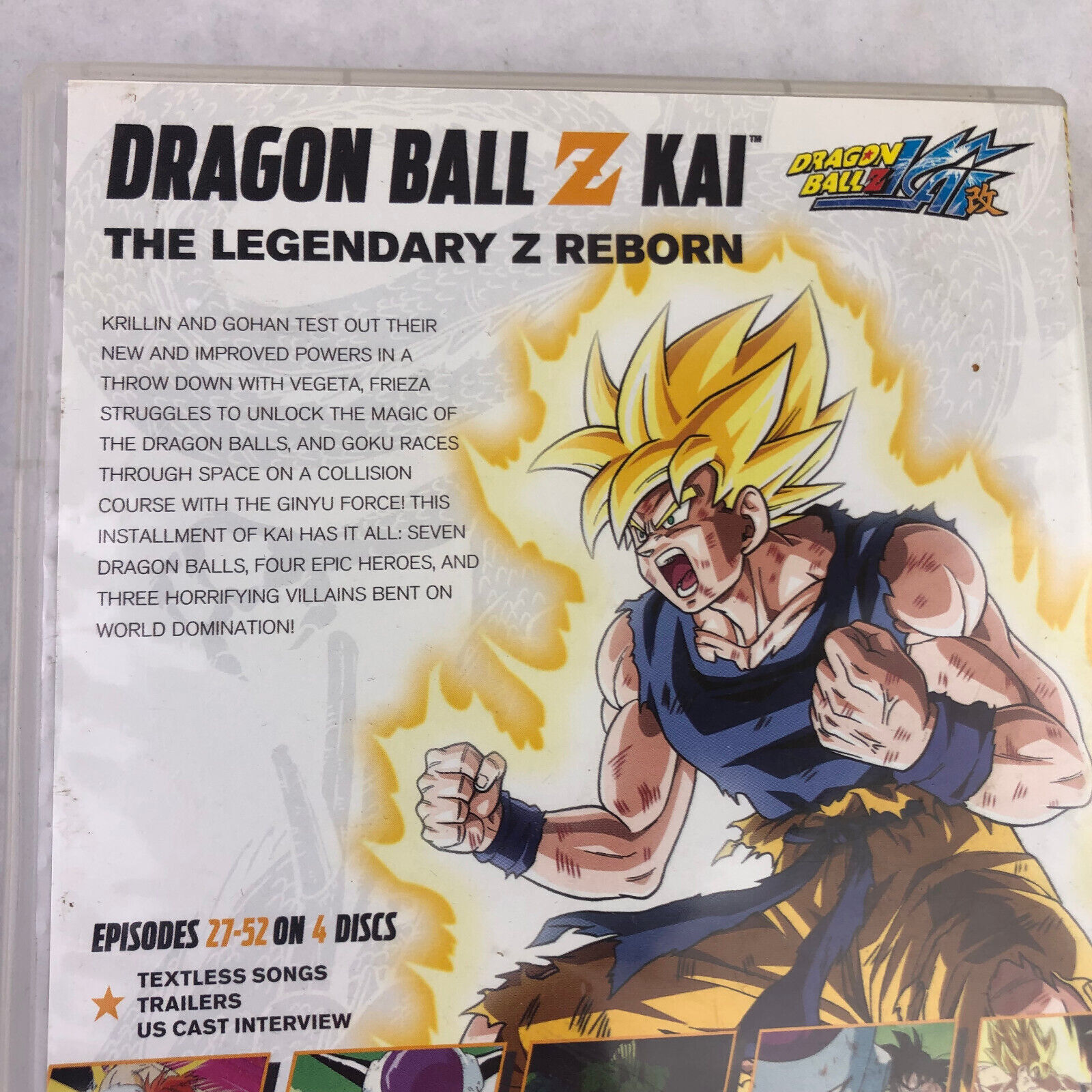 Dragon Ball Z Kai Season 2 Episodes 27-52 DVD 4 Disc Set Toei Animation  Anime