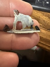 Antique Hans Heinrichsen German Flat Lead "Fallen Man" Christmas Great Conditio