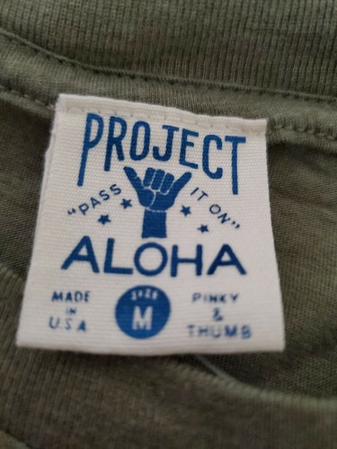 PROJECT ALOHA NEW Sunset MTN Scape Short Sleeve TShirt Aloha SZ M Made in USA - Picture 2 of 7