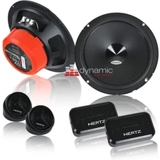 Hertz DSK 165.3 Dieci Series 6-1/2" 2-Way Car Audio Component Speakers NEW
