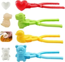 4x Duck Rice Mold  DIY 3D Animal Heart Shapes Sushi Rice Molds for Sushi Making