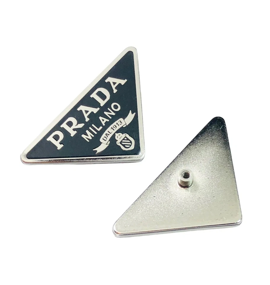 Gafas PRADA PR 07ZV 08ZV 09ZV 10ZV negras/plateadas logotipo lateral de repuesto Foto 3 de 4