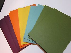 Pick Color Collection A2 Cardstock for Card Making 10 Pre-Scored STAMPIN UP 