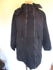 Jojo Maman Bebe Maternity & Beyond Navy Quilted Parka Coat Jacket Size 10 Style1