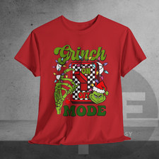 Christmas Grinch Mode On T-shirt Unisex Funny Tee Gift