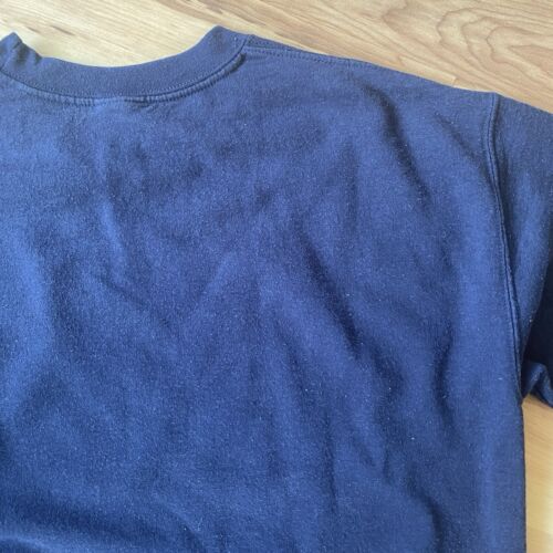 Grünkohl Sweatshirt breit kastenförmig marineblau gestrickt Fleece Pullover Komfort Freizeit M/L - Bild 11 von 18