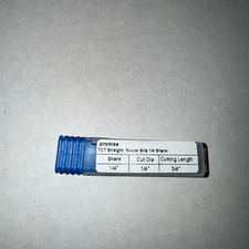 Promsa TCT Straight Router Bits 1/4 Shark