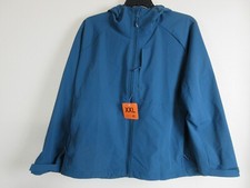 Kirkland Signature Mens Full Zip Hoodie Jacket Size XXL - Blue NWT 