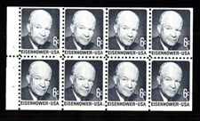 USA BOOKLET - SC# #1393a EISENHOWER 6c. PANE OF 6 MNH DULL GUM - SEE PICTURE