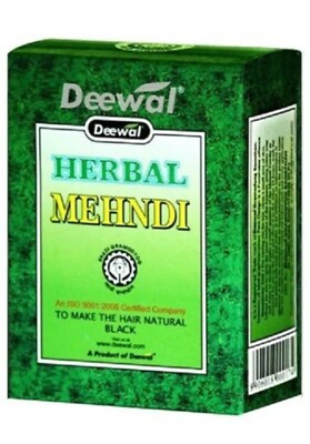 Deewal Herbal Mehandi Mehndi Henna Heena Hair Color 100% Natural Free Ship 