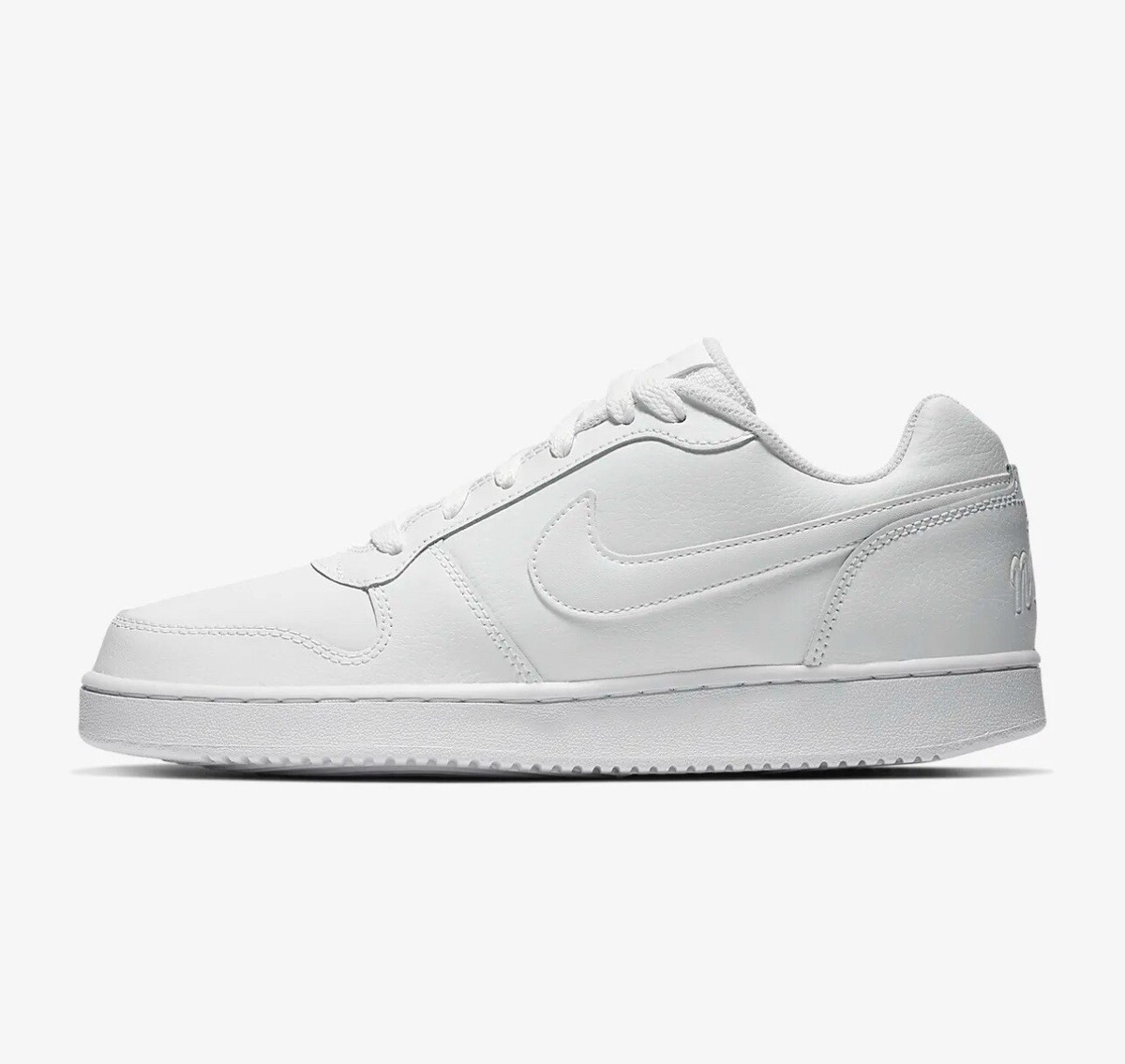 Nike Ebernon Low Triple White Womens Trainers UK Size 5.5 EUR 39