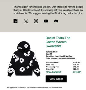 Denim Tears Cotton Wreath Sweatshirt | eBay Denim Tears Cotton Wreath Sweatshirt | eBay
