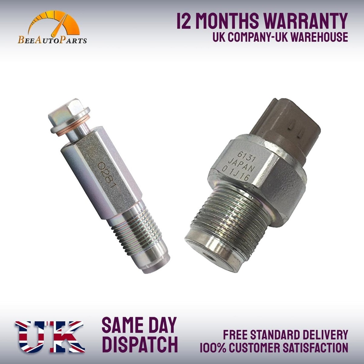 FUEL RAIL PRESSURE Relief Limiter Valve Sensor For Nissan Navara D40 2