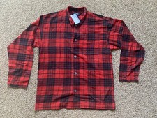 NWT Polo Ralph Lauren Sleepwear Shirt Red Plaid Flannel Cotton Pajama Men's XL