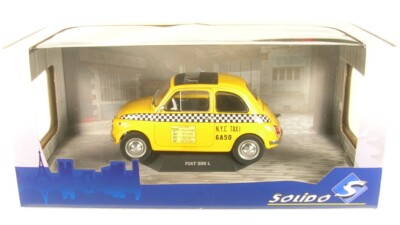 Fiat 500 Taxi NYC (yellow) 1965 1:18 Solido