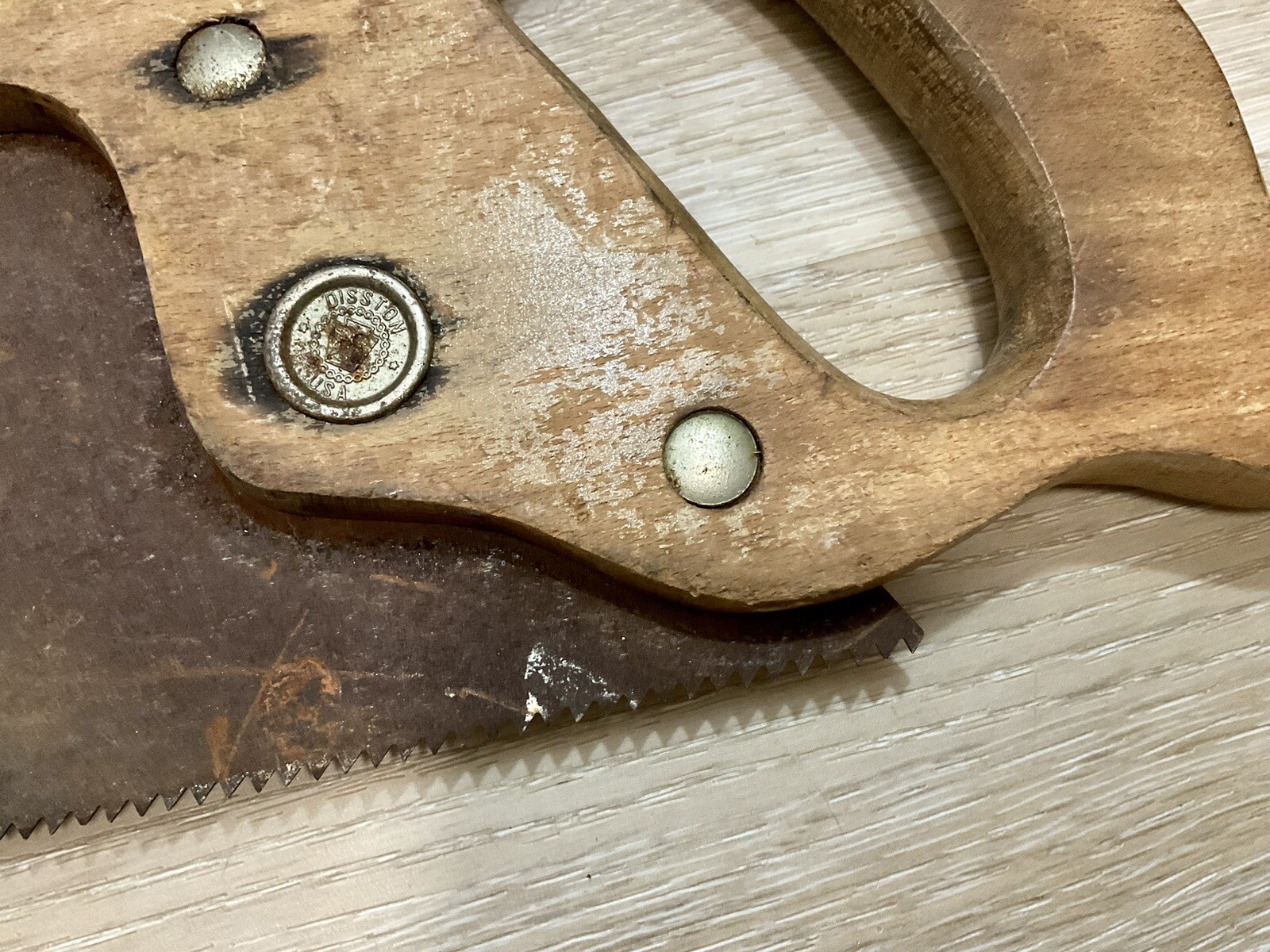 Vintage HENRY DISSTON Hand Saw 26" Phila. USA 8 TPI eBay