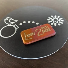 THE GOLDEN TICKET!  Hand Made Custom Copper Golf Ball Marker!