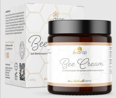 BEDROP Bee Cream Bienengiftsalbe mit 8 Kräuterextrakten, Apitoxin natürliche Hautpflege