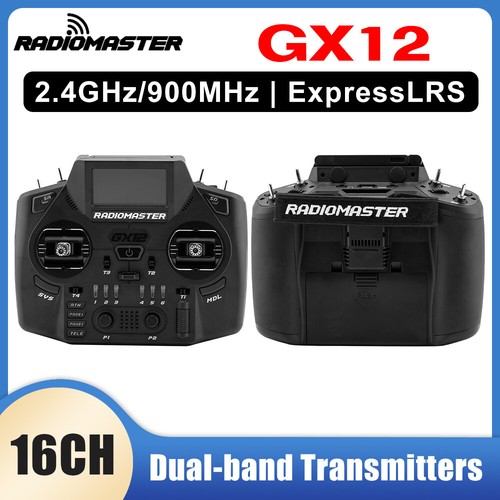Radiomaster GX12 Radio Transmitter Controller Dual-band 2.4GHz/900MHz 16CH ELRS - Picture 4 of 24