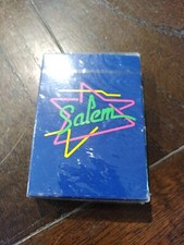 Vintage 1990 Neon Salem Cigarettes Playing Cards Sealed Deck Made in USA C-14