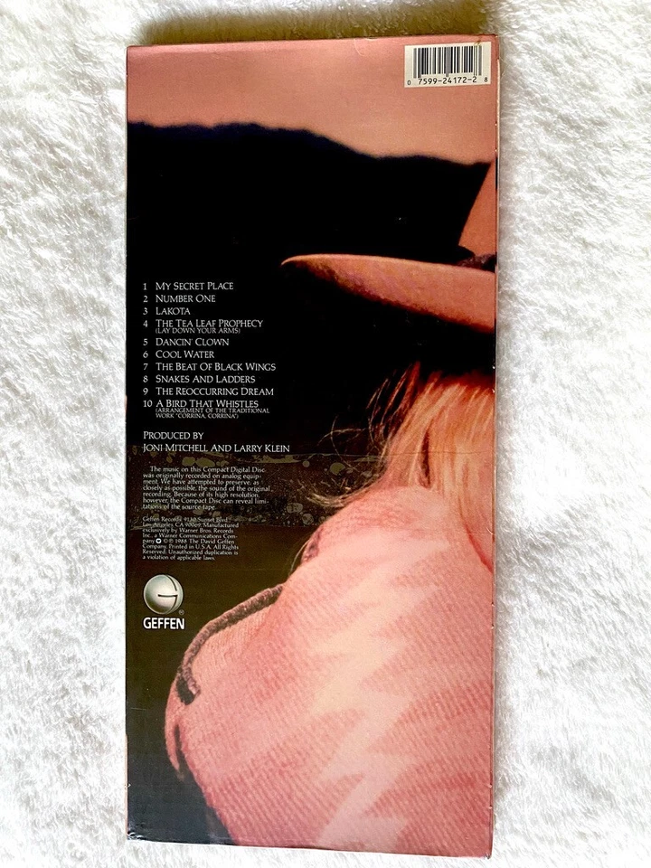 JONI MITCHELL SEALED CD CHALK MARK IN A RAIN STORM PROMO LONG BOX LONGBOX LAKOTA - Image 4 of 4