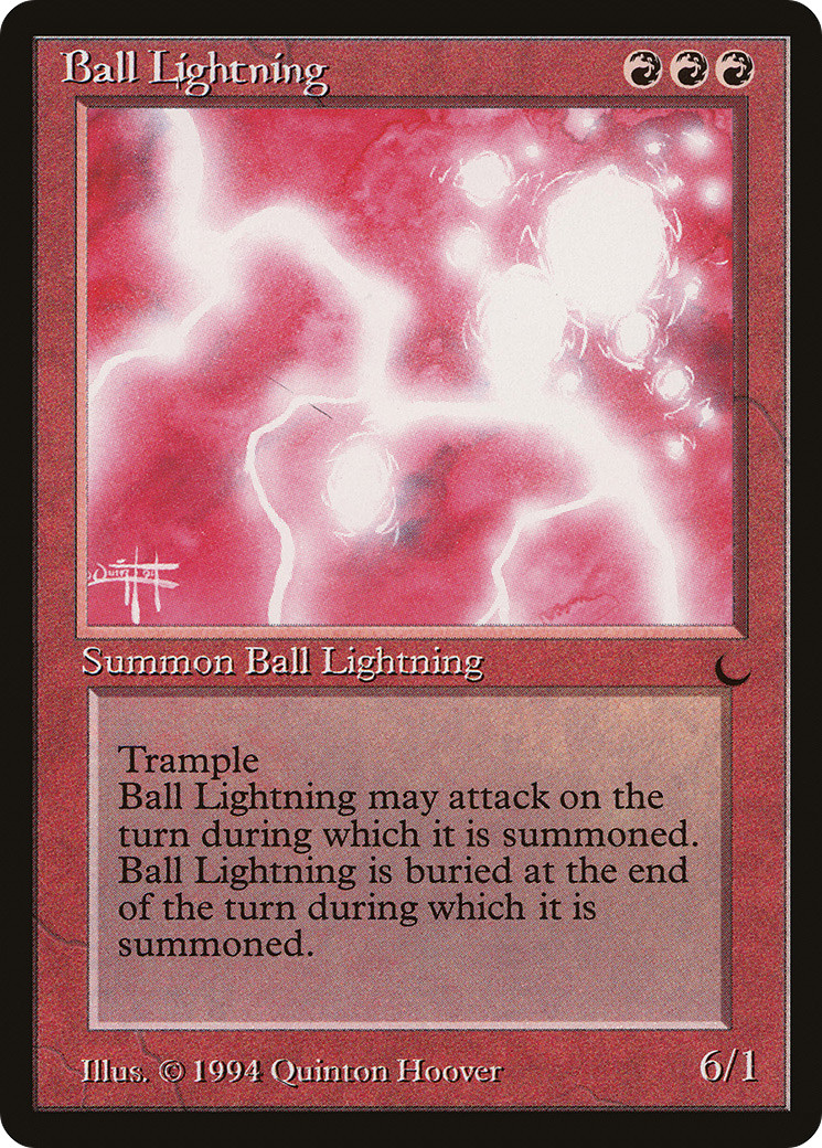 Ball Lightning X (1) The Dark - MTG - Excellent/Near Mint - 4RCards