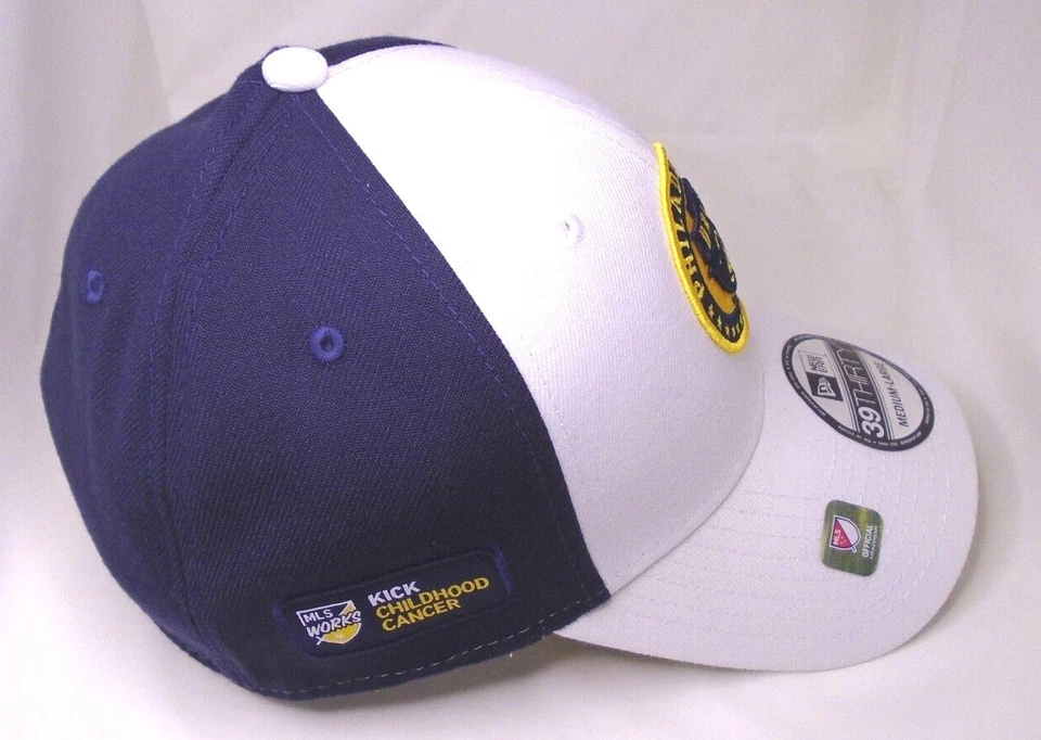 Philadelphia Union Men's New Era 39THIRTY M/L Cap Hat Kick Childhood Cancer - Image 3 of 4