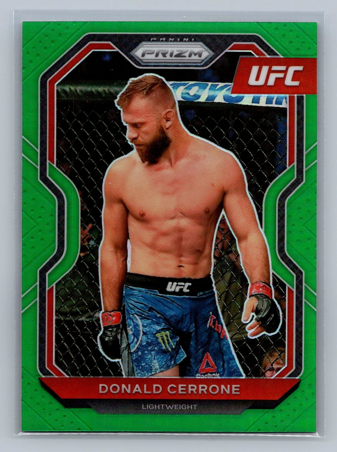 DONALD CERRONE 2021 Panini Prizm UFC GREEN PRIZM #12 Lightweight