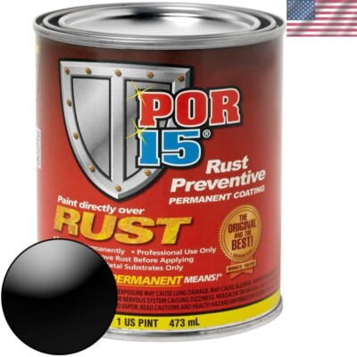 16oz Gloss Black Rust Preventive Coating for Permanent Corrosion Protection