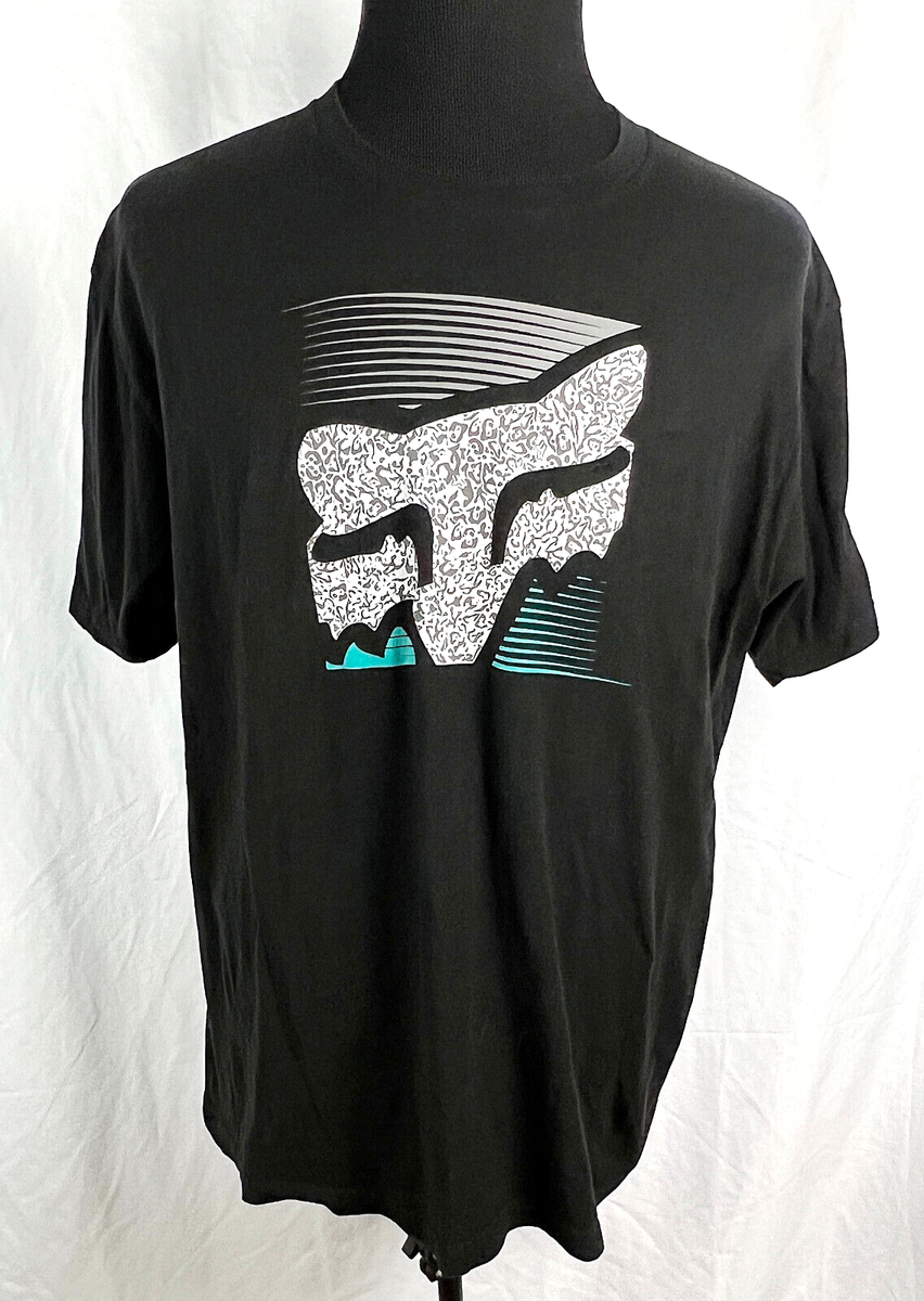 Fox Racing Standard Fit Black Retro Logo Graphic S/S T-Shirt XL | eBay