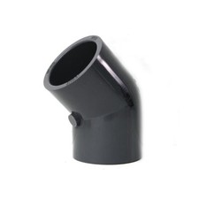 Thrifco 8214028 1-1/4 Inch Slip x Slip PVC 45 Elbow SCH 80