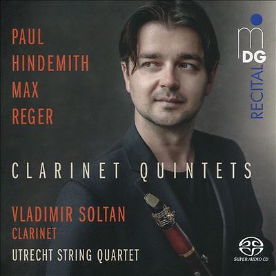 Hindemith, Reger: Clarinet Quintets by Vladimir Soltan/Utrecht String Quartet...