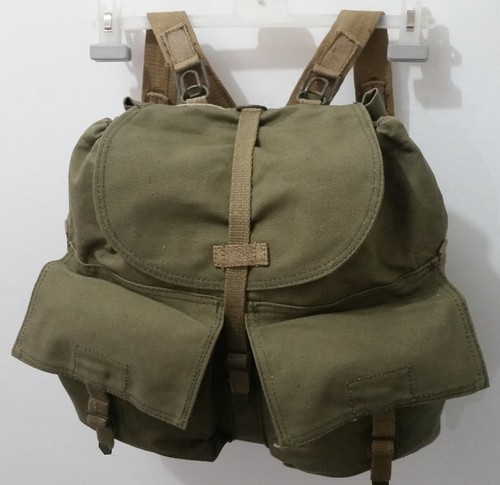 ZAINO MILITARE CECOSLOVACCO IN TELA - Originale Anni '60 - '70 | eBay