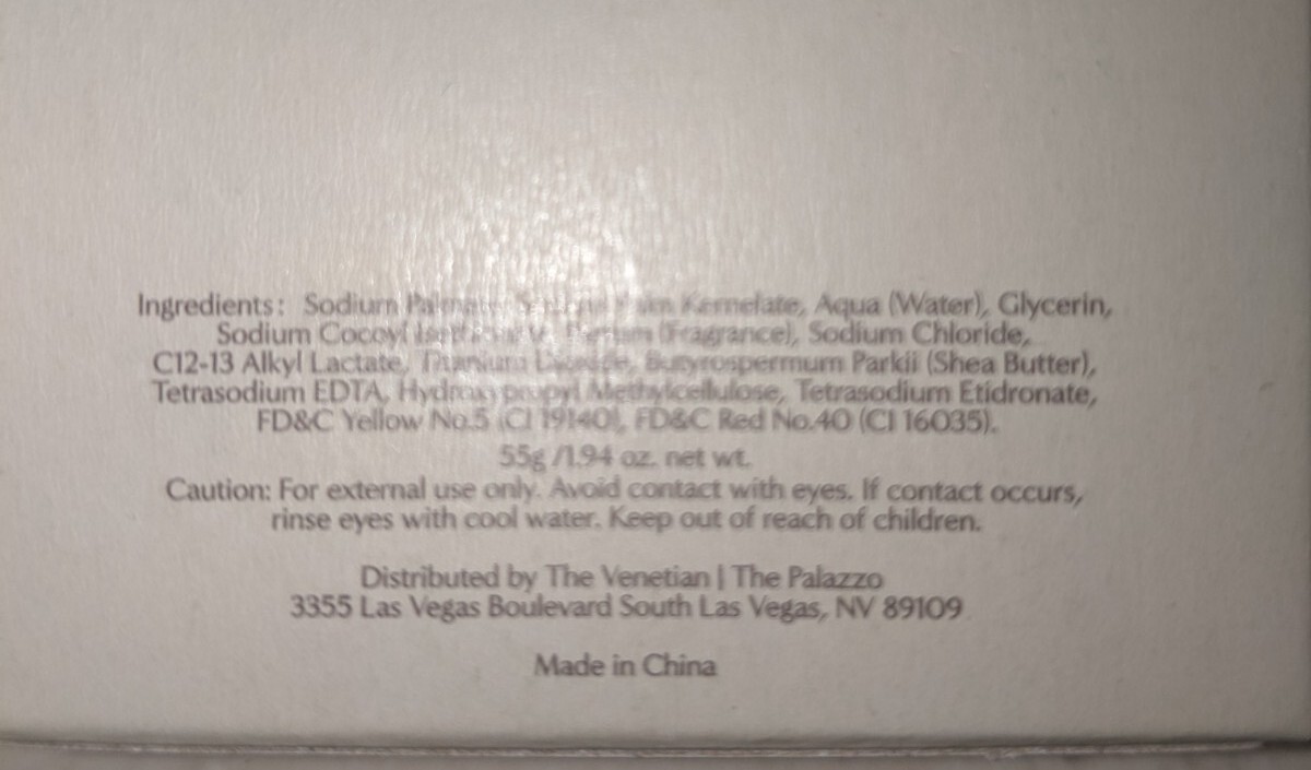 3 White Tea and Rose Aromatherapy Las Vegas Travel Size Bar