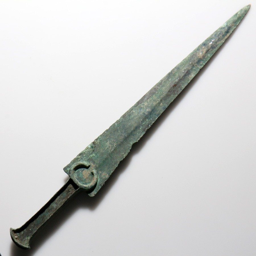 A PERFECTBRONZE AGE ANCIENT GREEK BRONZE SWORD CIRCA 25001500 BC eBay