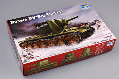 Trumpeter 1/35 00311 Russia KV  Big Turret 